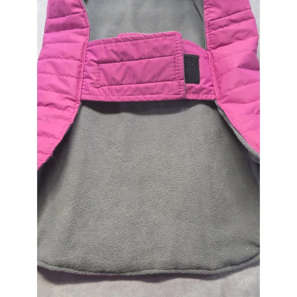 NEW Eddie Bauer Hooded Dog Pet Lined Parka Jacket Coat Hood Pink Large 18-21